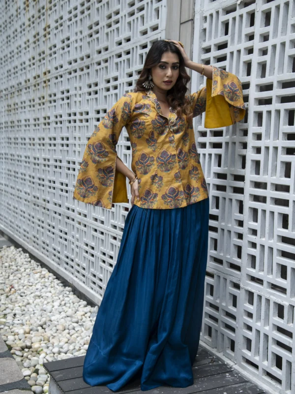 Mayura Mustard Skirt Set