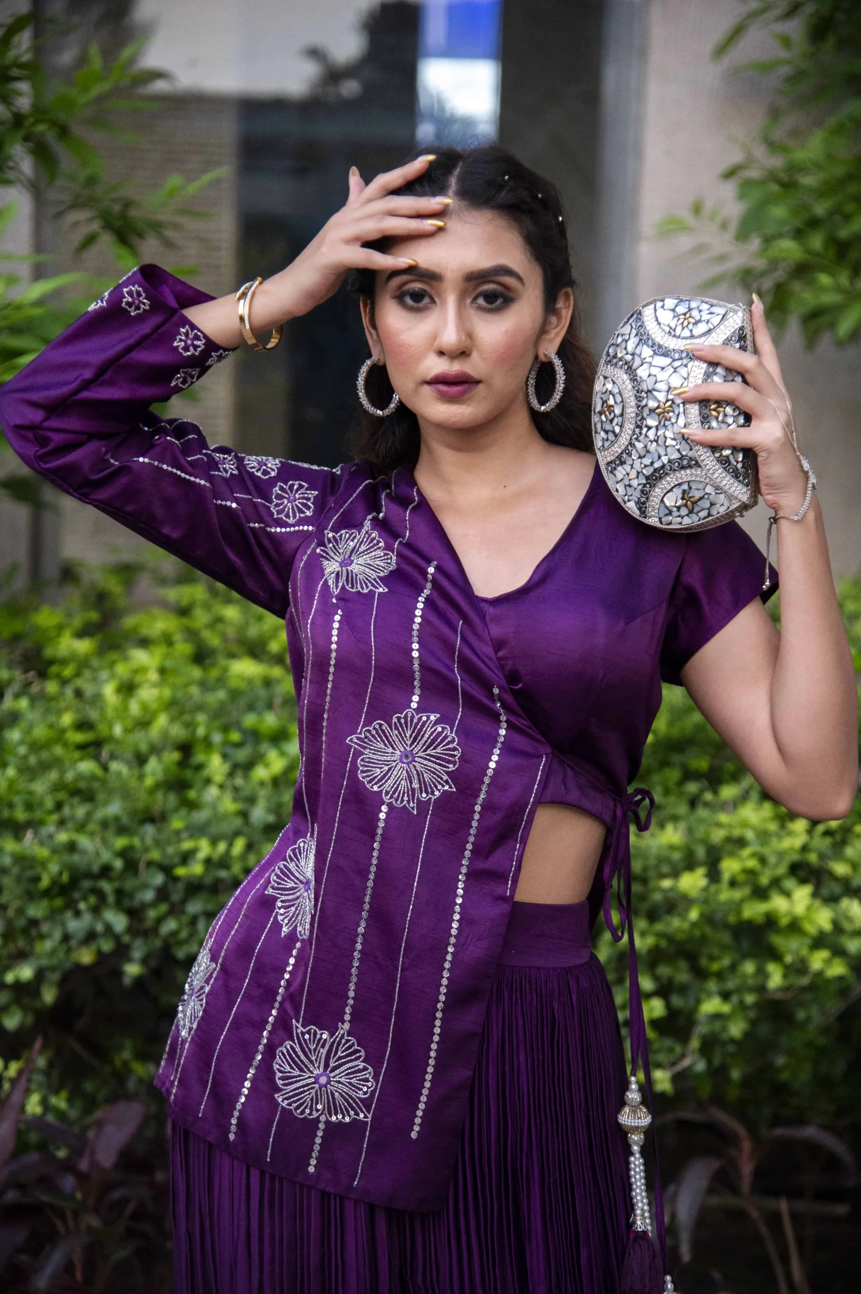 Jamuni Jaal Co-ord With Jacket