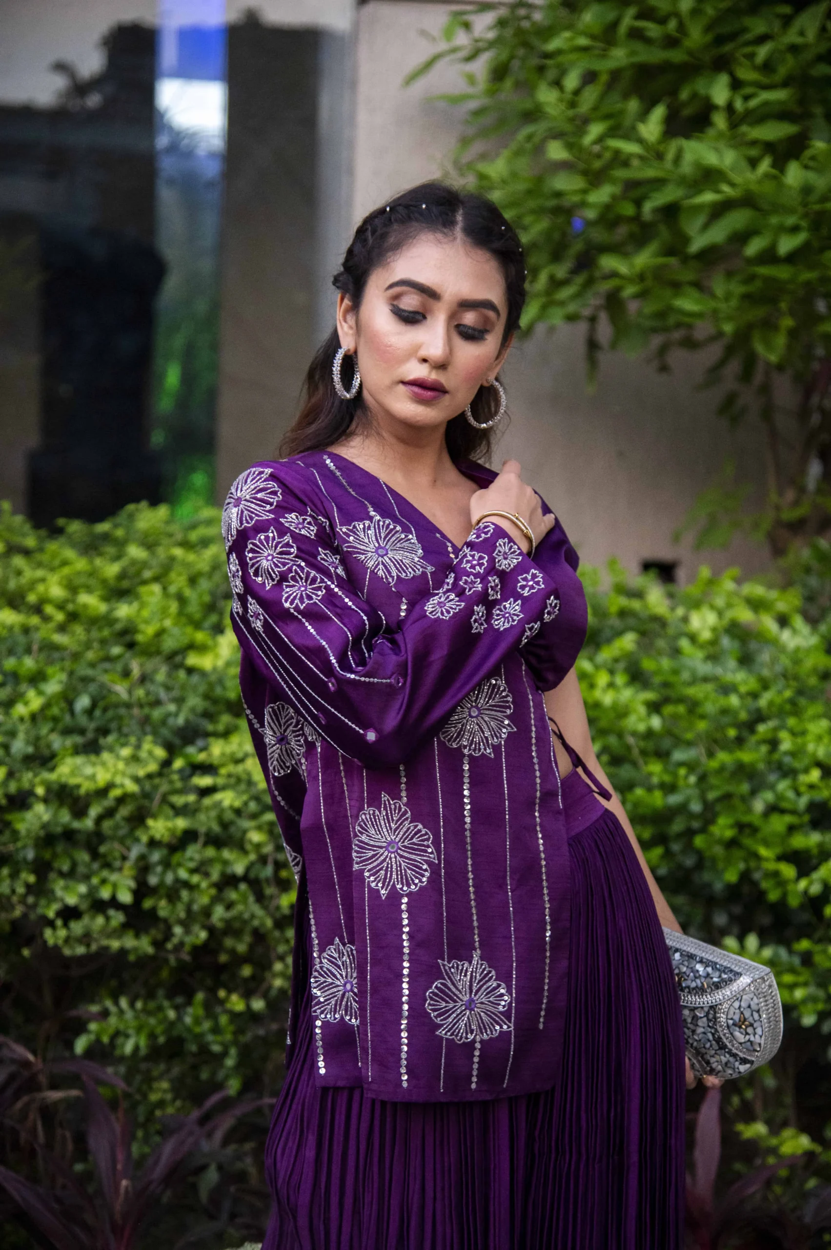 Jamuni Jaal Co-ord With Jacket