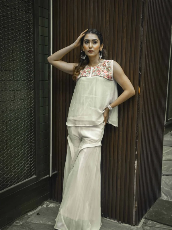 Chandrika Top And Pallazo Set