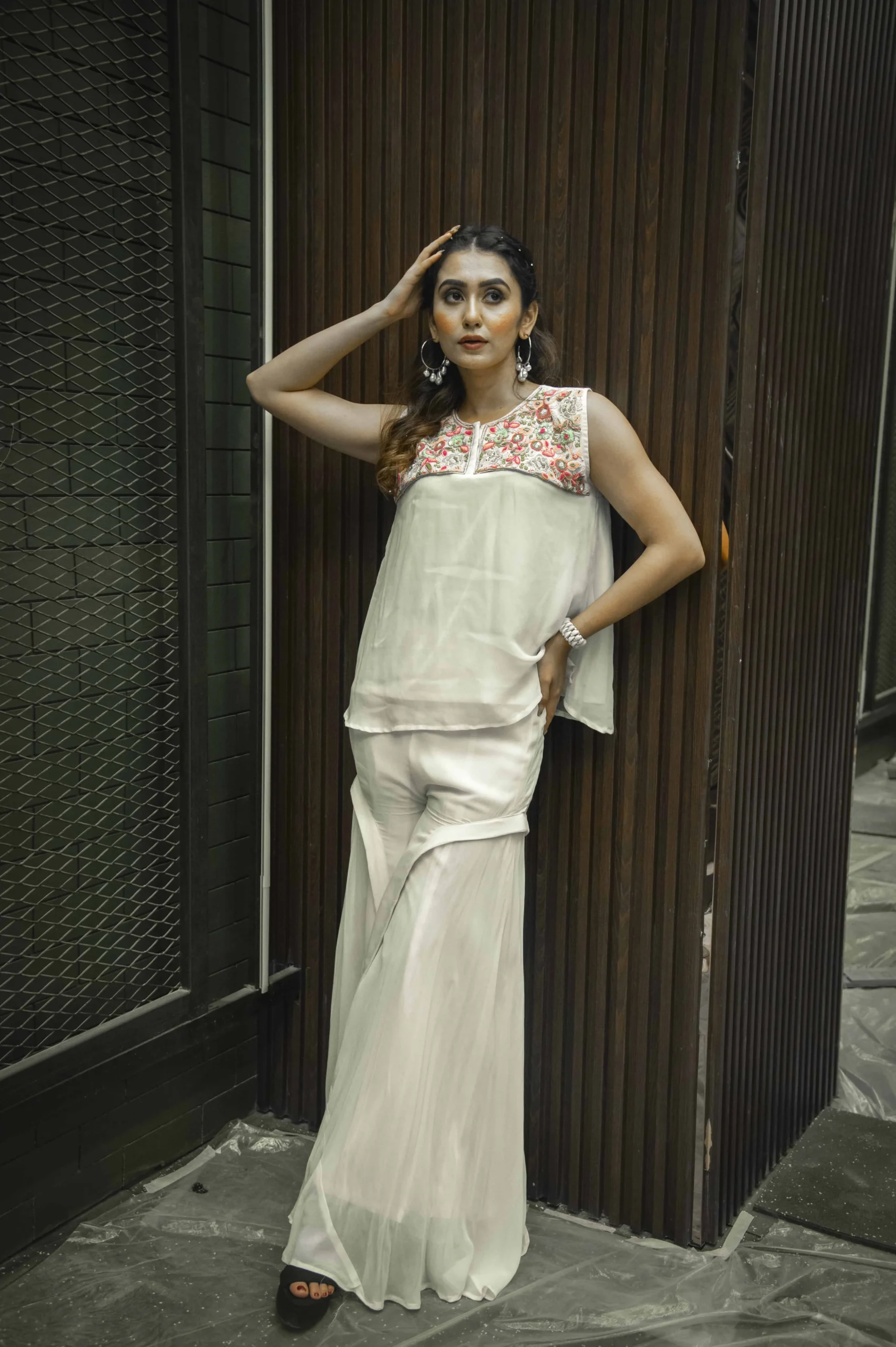 Chandrika Top And Pallazo Set