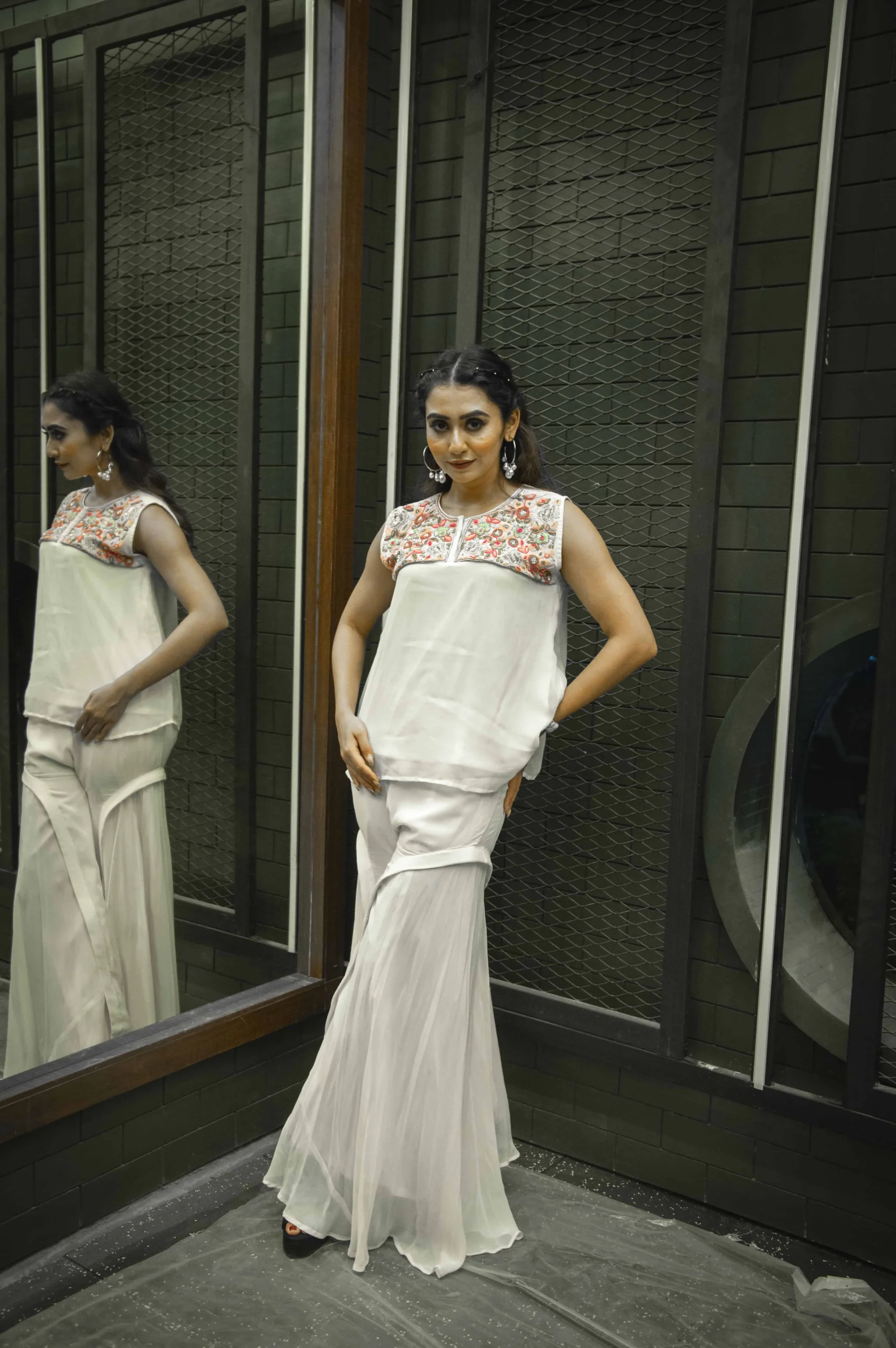 Chandrika Top And Pallazo Set