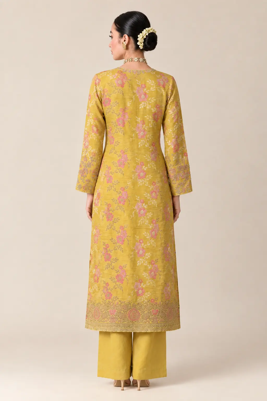Basanta Floral Banarasi Suit Set