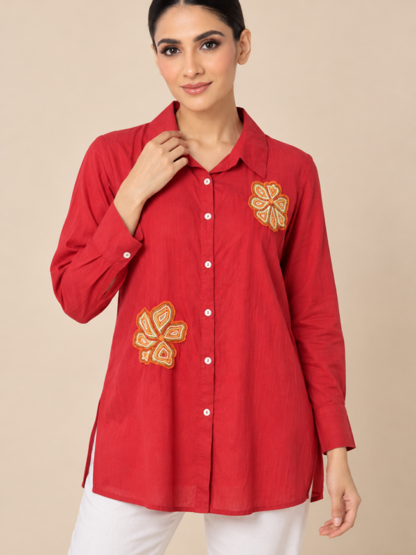 Fire Floral Shirt