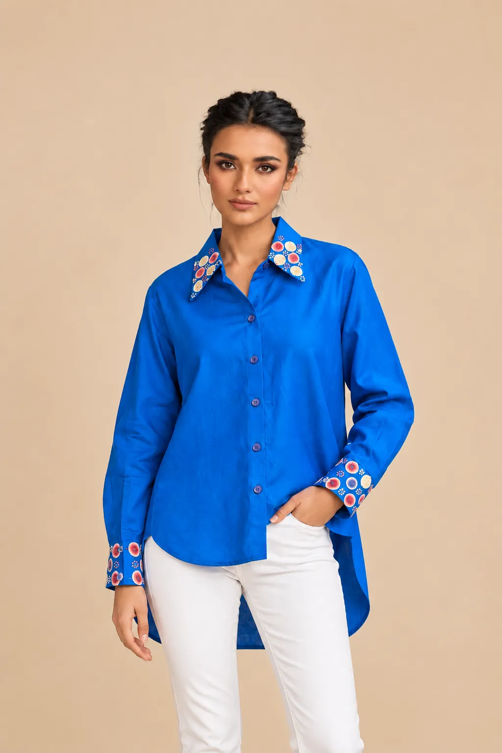 Indigo Bloom Shirt