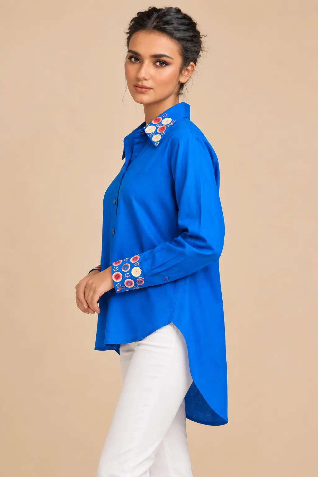 Indigo Bloom Shirt