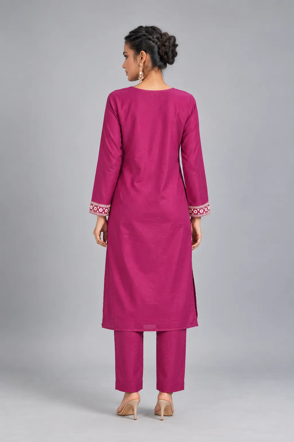 Berry Luxe Kurta Set