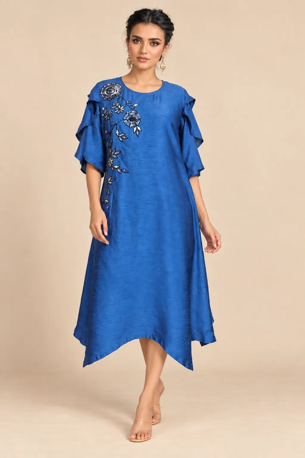 Bluebell Ruffle One Piece Dress