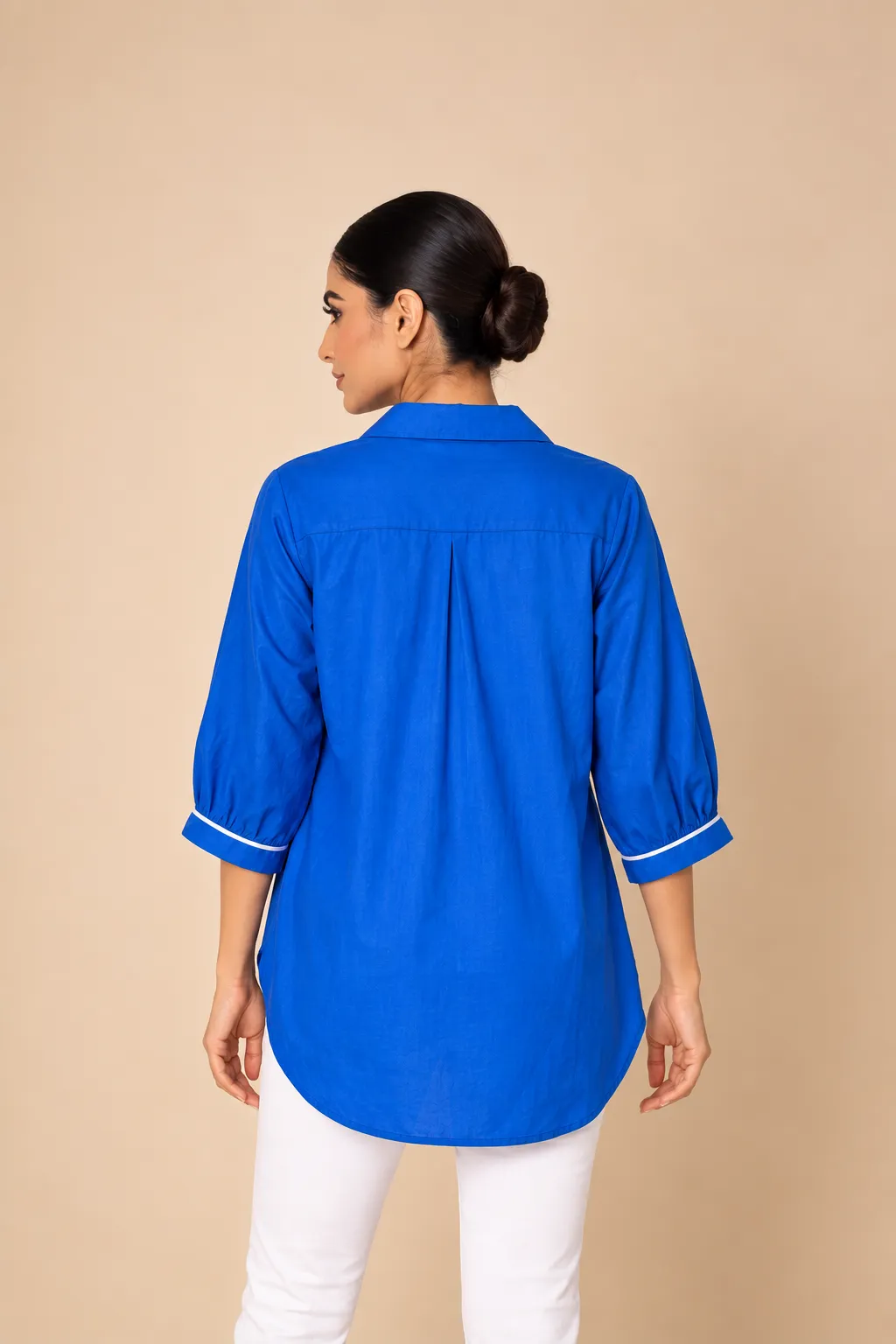 Cobalt Bloom Shirt